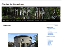 Tablet Screenshot of friedhof-der-namenlosen.at